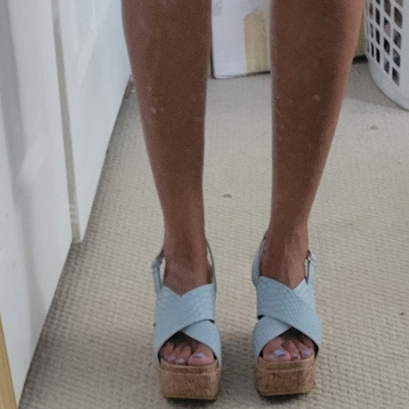 Nina Harper Sky-Blu wedge sandal - Picture 11 of 13